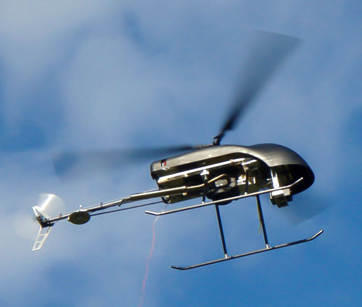 Image of helicopter style drone