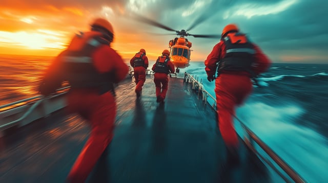 Helicopter emergency training and simulation