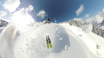 Full body motion capture of an entire ski jump