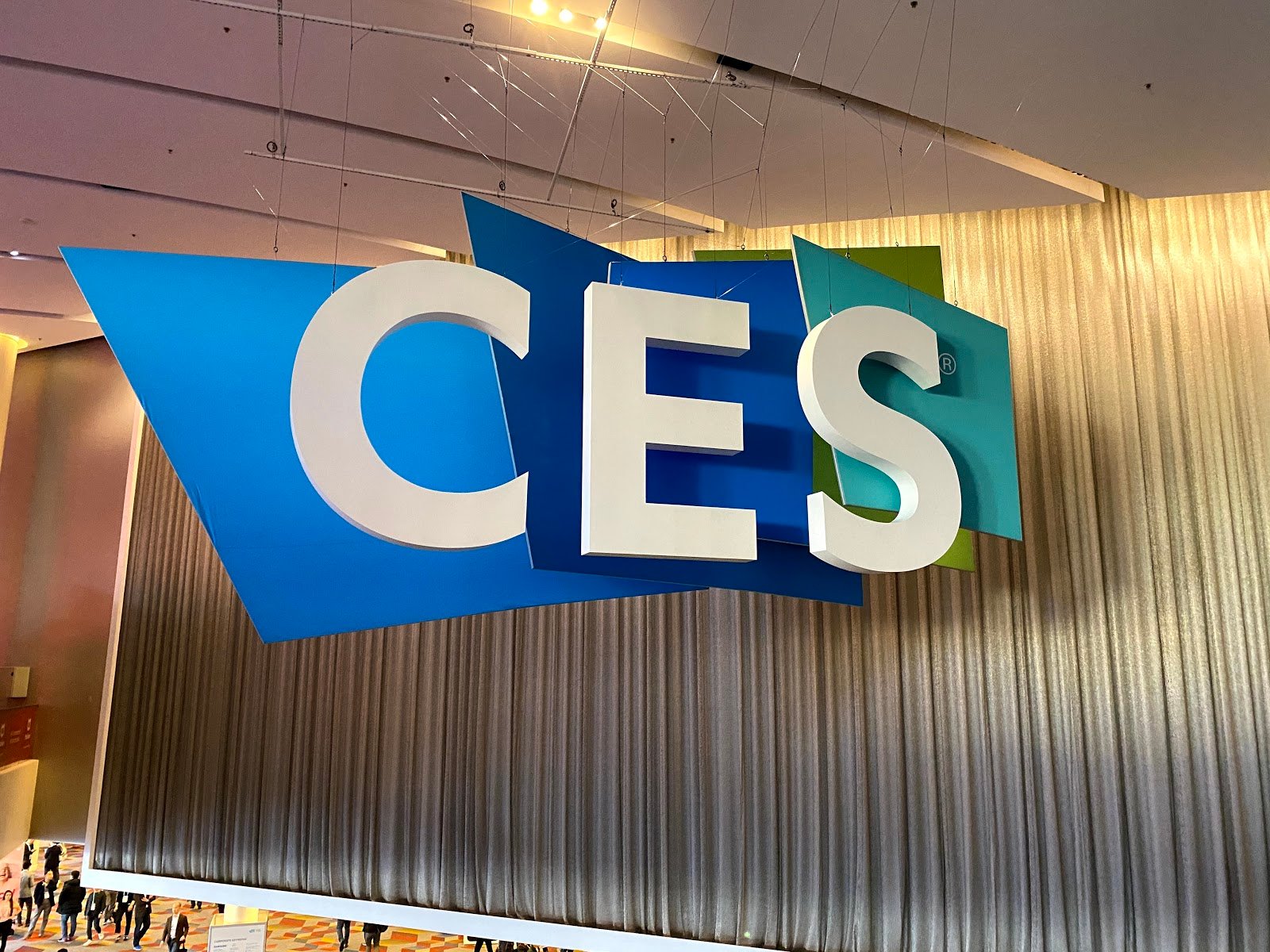 CES welcoming sign