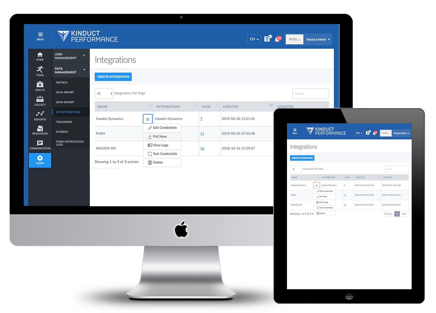 Athlete Management Systems can integrate with other technologies to help save time and visualize data.