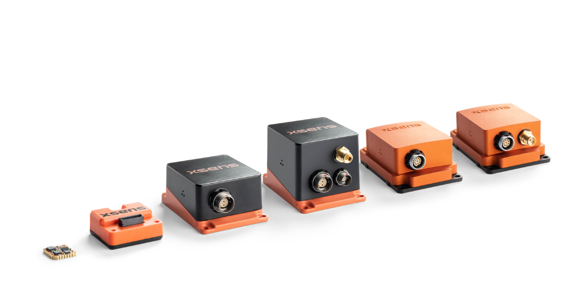 Xsens MTi line-up white background