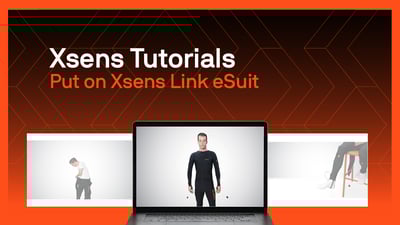Put on Xsens Link eSuit